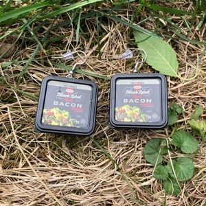 HANDMADE HORMEL BACON CRUMBLES EARRINGS